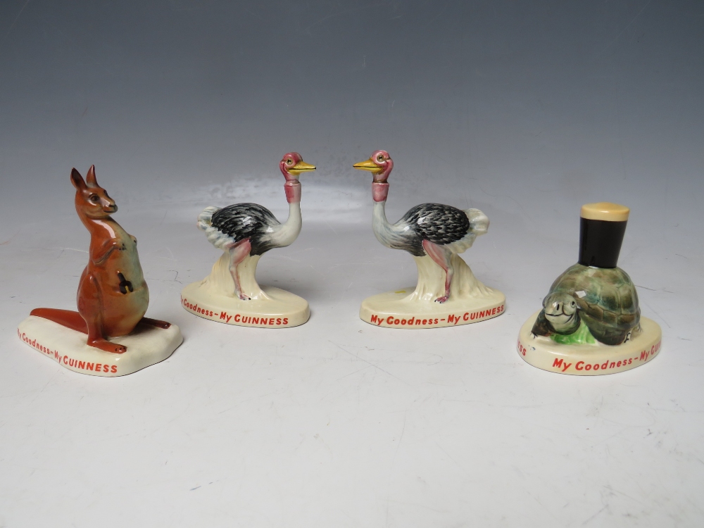 A SET OF FOUR CARLTONWARE 'MY GOODNESS - MY GUINNESS' CERAMIC FIGURES, tallest H 10 cm (4) - Image 2 of 7