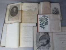 FIVE NATURAL HISTORY BOOKS - WILLIAM RHIND, 'A History of the Vegetable Kingdom' 1865, John Evelyn -