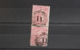 POSTAGE STAMPS - S.G. 66 Wi 1856 4d, watermark inverted, a vertical pair