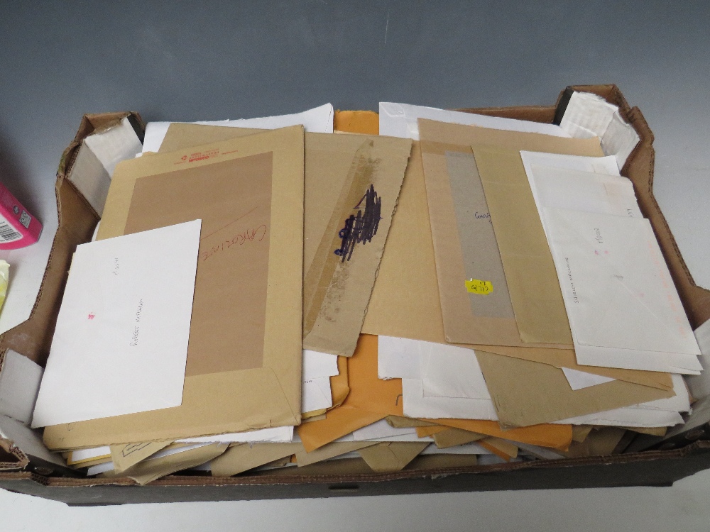 A TRAY OF AUTOGRAPHS AND PHOTOGRAPHS, LETTERS, CARD AND PAPER OF MAINLY FILM STARS, ACTORS, - Image 2 of 2