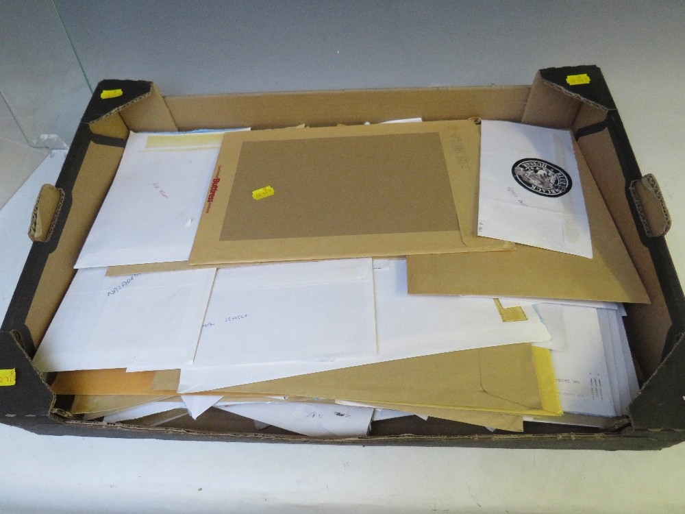 A TRAY OF AUTOGRAPHS AND PHOTOGRAPHS, LETTERS, CARD AND PAPER OF POP STARS AND GROUPS, to include - Image 2 of 2