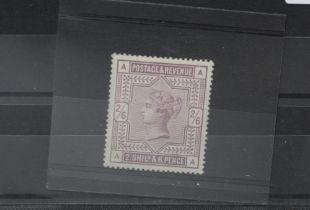 POSTAGE STAMPS - S.G. 178 1883 2/6 LILAC, UN/M, slight hint of horizontal crease (Gum bend?)