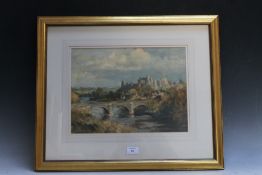 IVAN TAYLOR (1946). 'Ludlow In Shropshire', signed lower left, titled verso, framed and glazed, 28 x