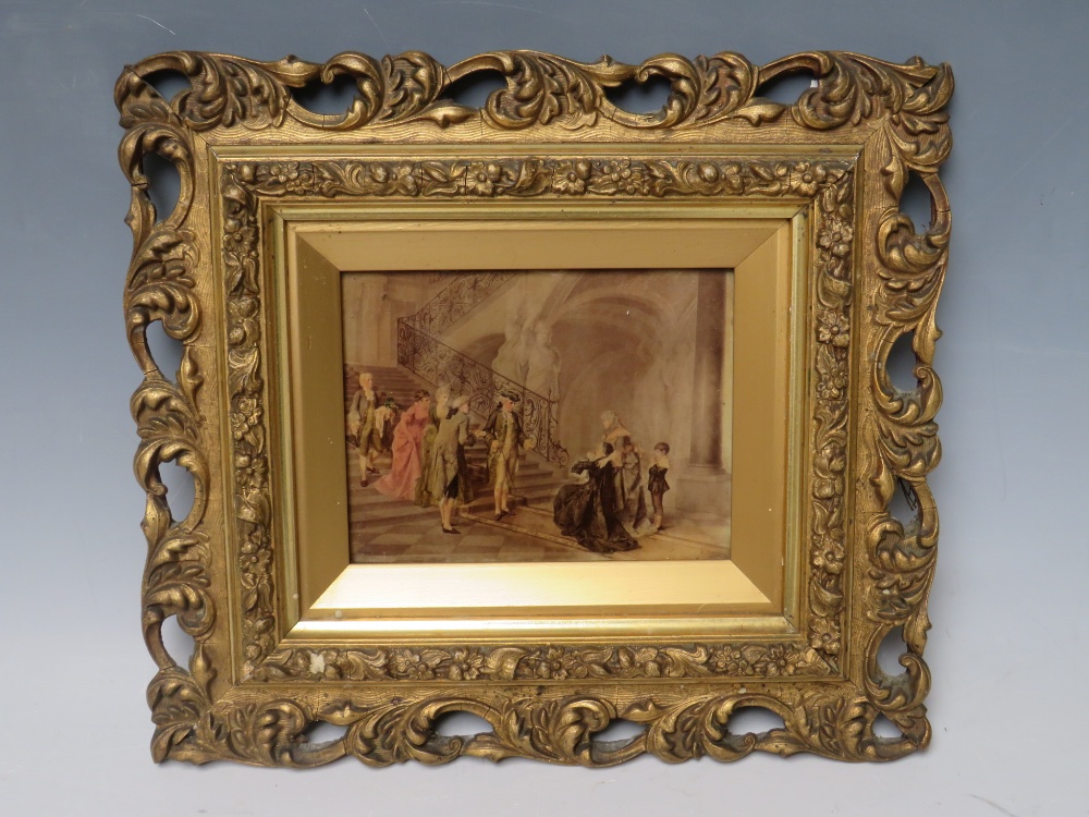 A SET OF FOUR 19TH CENTURY CRYSTOLEUMS, depicting figures in period settings, comprising one - Image 10 of 10
