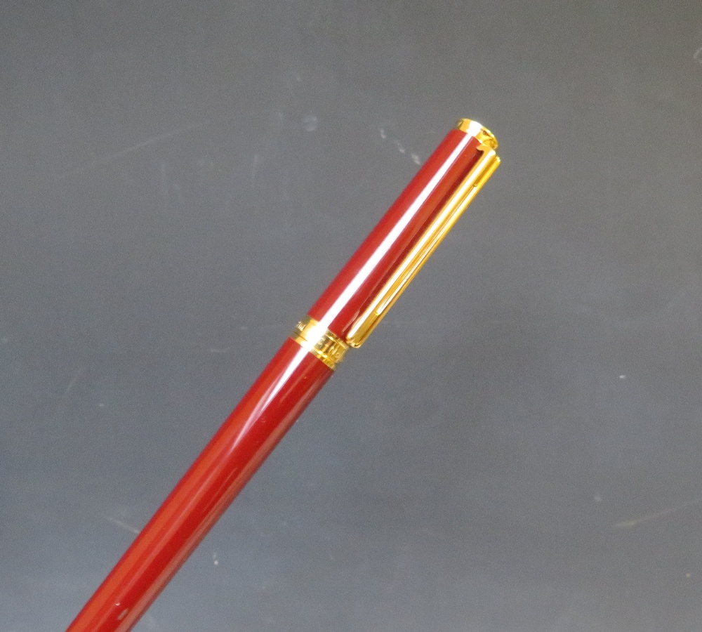 A BOXED MONT BLANC NOBLESSE OBLIGE FOUNTAIN PEN WITH 14KT NIB, together with a boxed Watermans - Image 2 of 3