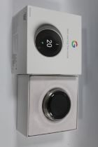A GOOGLE NEST LEARNING THERMOSTAT - SEEMS TO BE UNUSED (UNCHECKED)