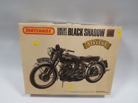 A MATCHBOX VINCENT SERIES C BLACK SHADOW 1-12 MODEL KIT (UNCHECKED)