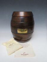 A REMY MARTIN COGNAC SECTIONAL WOODEN GAMES BARREL COLLECTION - ADVERTISING INTEREST
