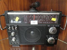 A VINTAGE STEEPLETONE MULTI BAND RECEIVER RADIO