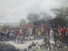 AFTER C. AGAR - THE BURY HUNT, and after F.Grant - The Meeting of Her Majesty's Stag Hounds on Ascot