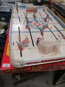 A VINTAGE MUNRO POT SHOOT ICE HOCKEY GAME TOGETHER WITH A TCR SUPER 4 JAM CAR SPECIAL (UNCHECKED)