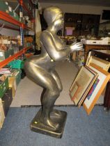 A MODERN 'THE BATHER FIGURE H- 110 CM