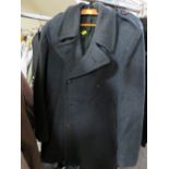 A RAIL OF VINTAGE CLOTHING TO INCLUDE JACKETS