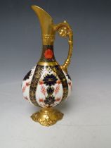 A ROYAL CROWN DERBY IMARI EWER PITCHER JUG, pattern no. 1128, H 26 cmCondition Report:No obvious