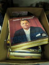 A TRAY OF LP RECORDS