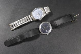 A TIMEX WATER RESISTANCE AUTOMATIC WRIST WATCH TOGETHER WITH A SEKONDA WRIST WATCH A/F