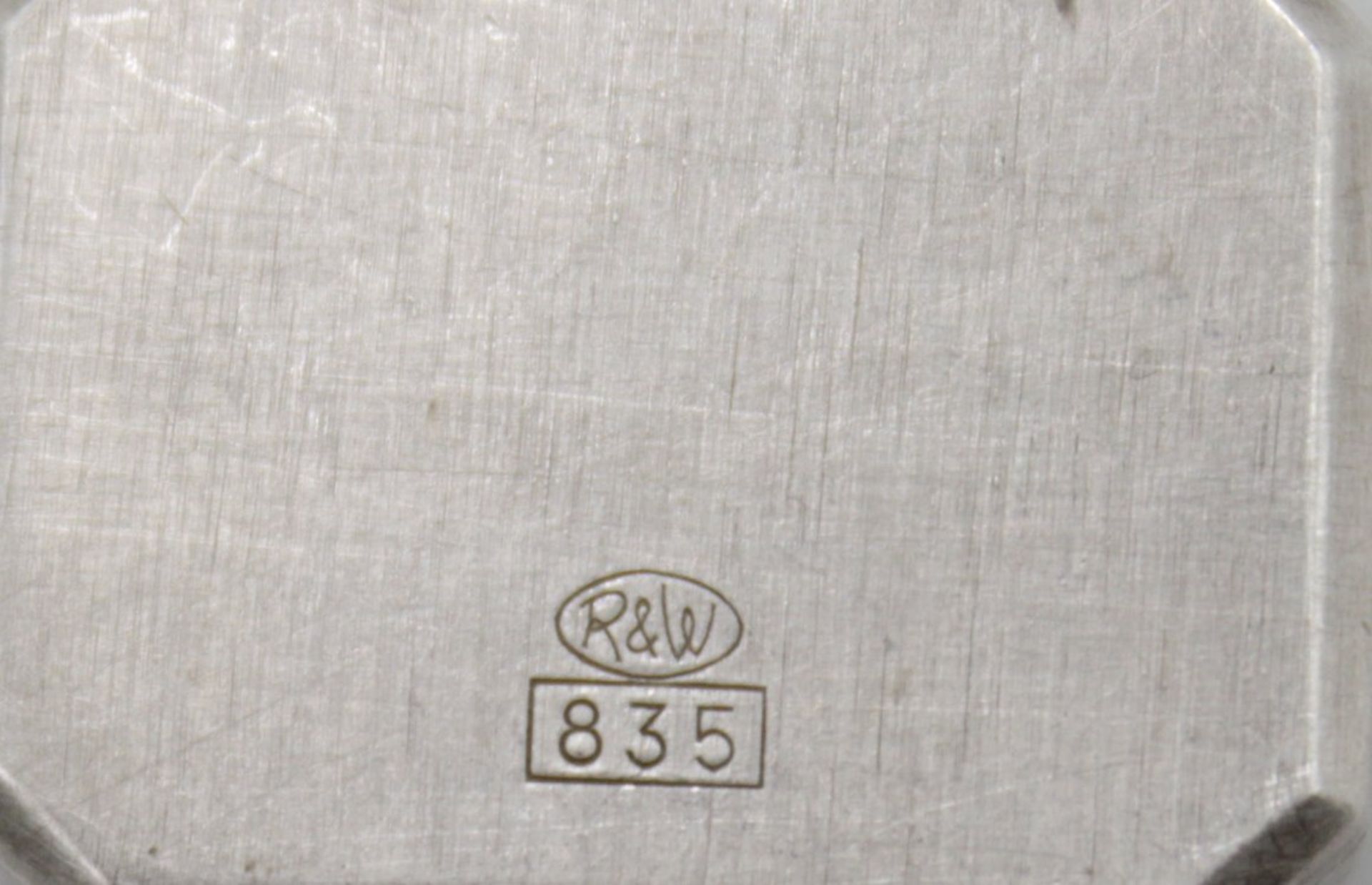 Damen-Armbanduhr, Ankra, 835er Silber, Kronenaufzug, Werk läuft, zus ca. 25,4gr. - Image 4 of 5