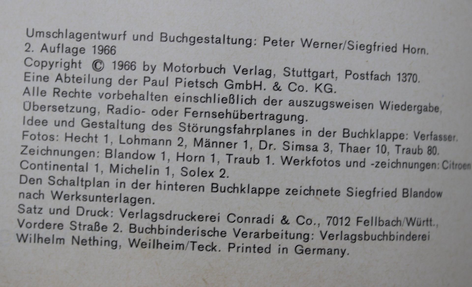 D.Korp, Jetzt helfe ich mir selbst- Citroen 2CV, 1968, Gebrauchsspuren - Bild 2 aus 5