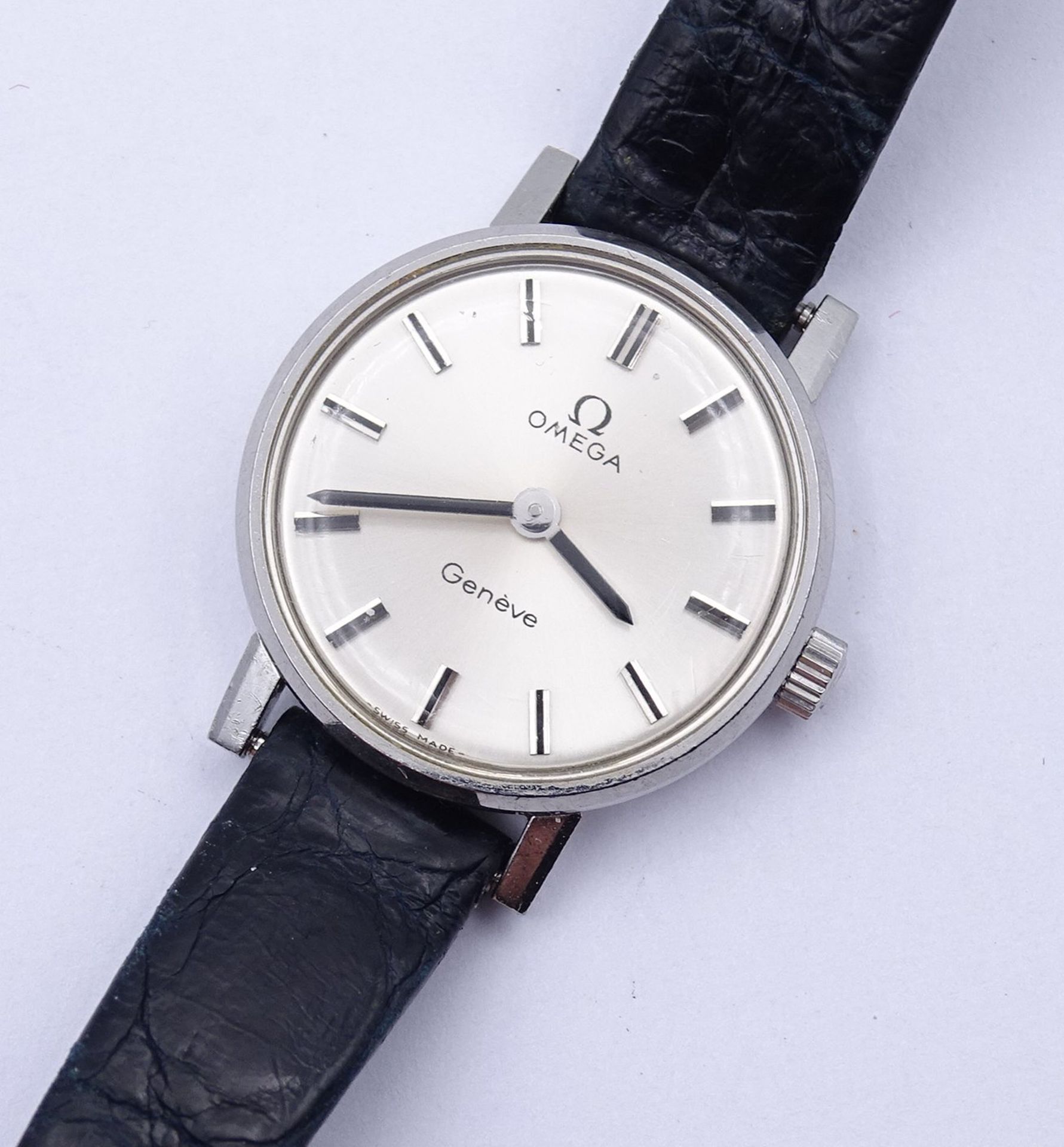 Damen Armbanduhr Omega Genevé , mechanisch, Werk läuft, D. 23,3mm