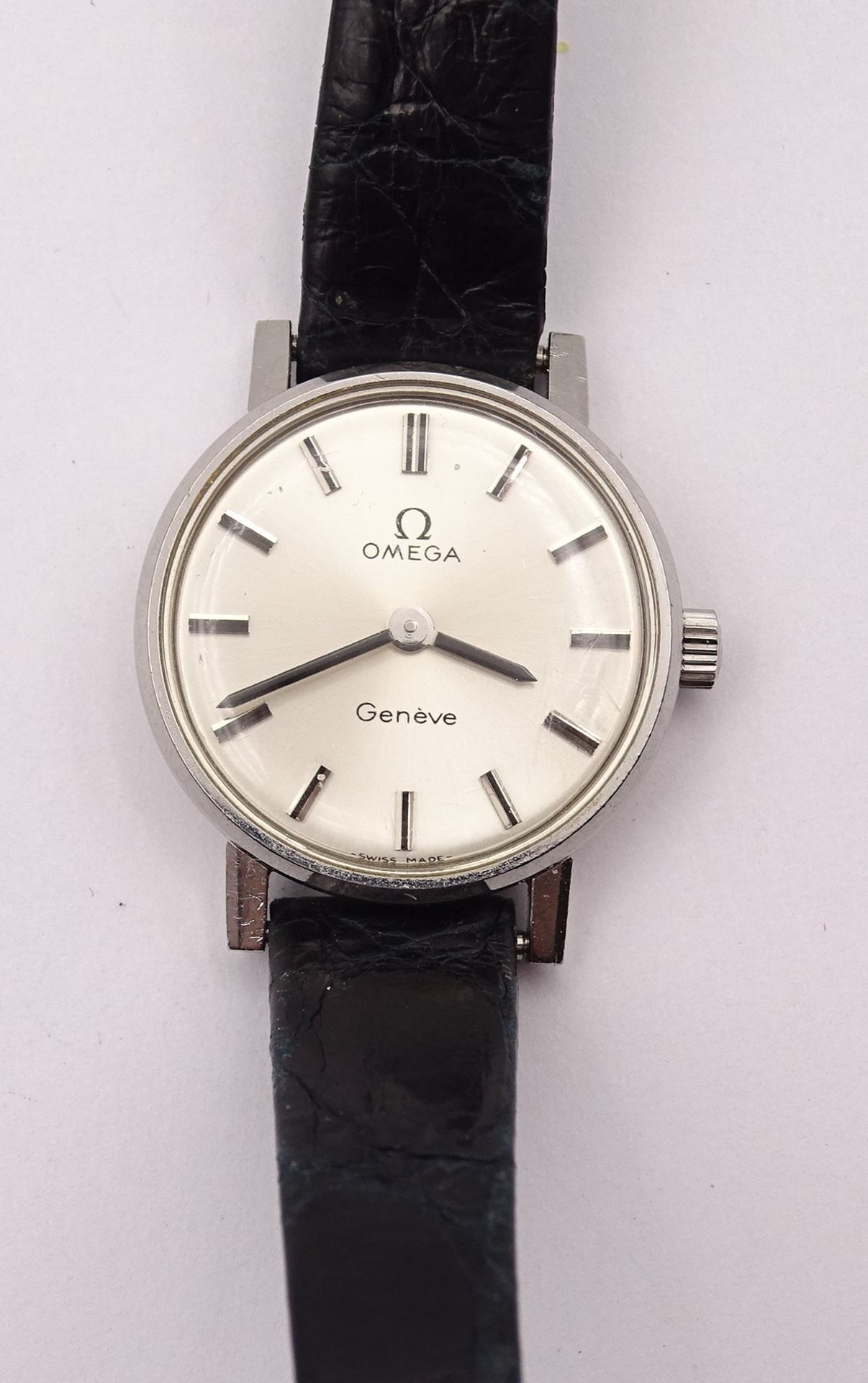 Damen Armbanduhr Omega Genevé , mechanisch, Werk läuft, D. 23,3mm - Bild 2 aus 4