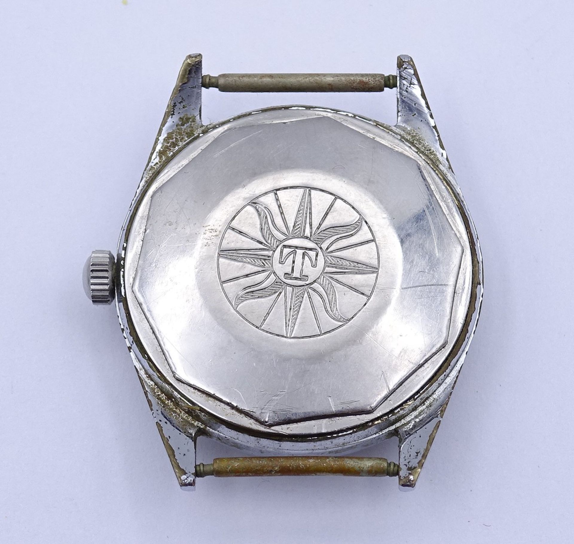 Armbanduhr Tissot Visodate Seastar ,Automatic, Werk läuft, D. 33,5mm, Alters- und Gebrauchsspuren - Bild 4 aus 5