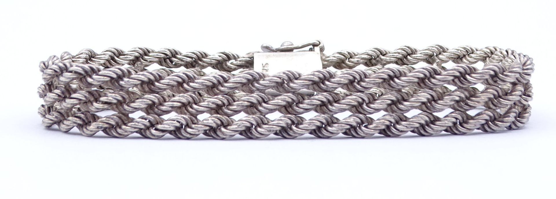 925er Silber Armband,L. 18,5cm, B. 10,5mm, 23,4g.