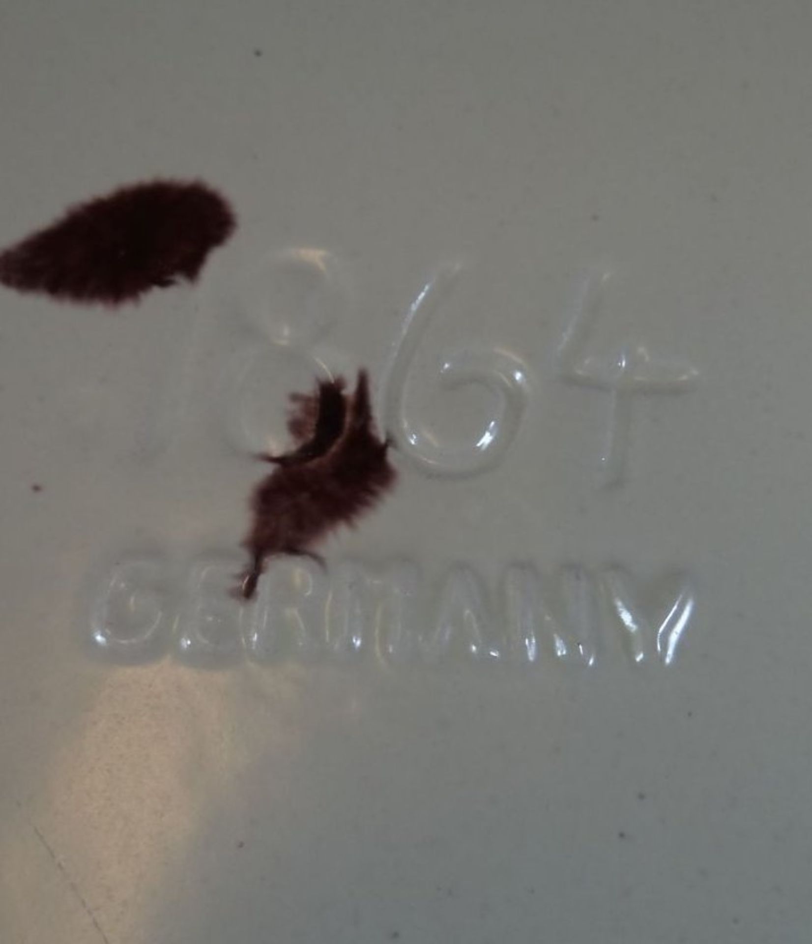 gr. Art Deko Schale mit Laufglasur, Germany, H-9 cm, D-36 cm - Bild 8 aus 8