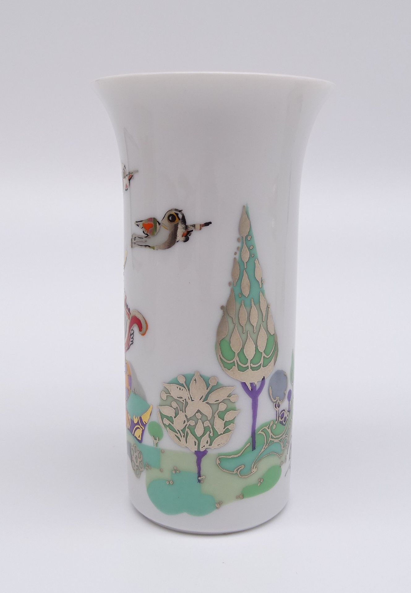 Große Vase + 2x kl. Vasen, B.Wiindblad, "Rosenthal", H. 8 - 22cm - Bild 6 aus 7