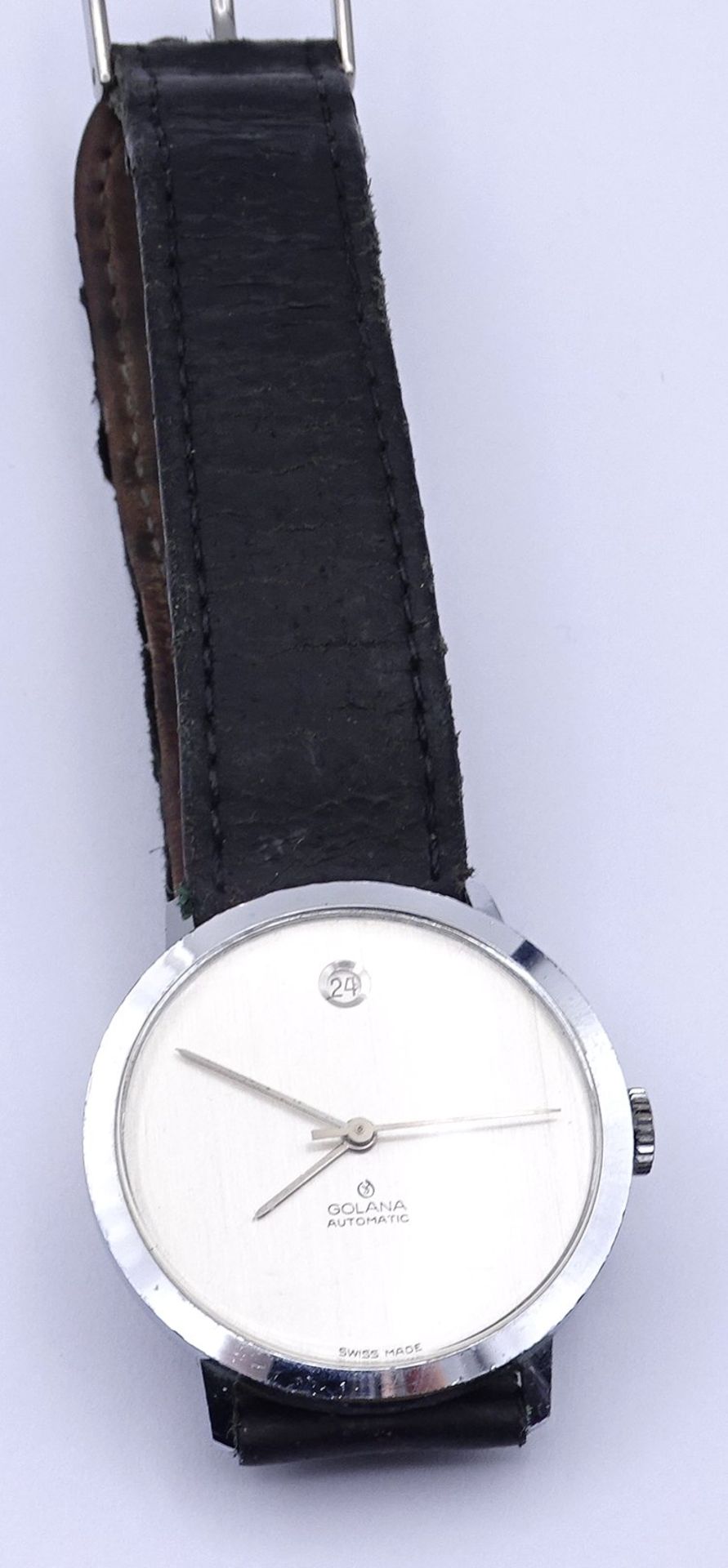 Herren Armbanduhr "Golana", 3005, Automatic, Werk läuft, D. 34,0mm - Bild 4 aus 4
