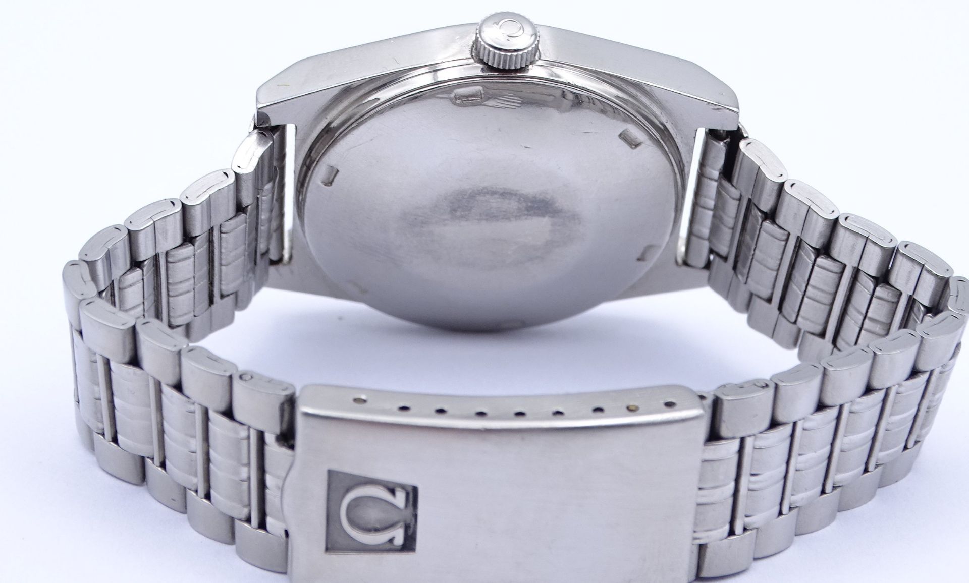 Herren Armbanduhr "Omega" Mod. Geneve, Cal. 1481, Automatikwerk, Gehäuse 34,8x35,0mm, Werk läuft - Bild 5 aus 5