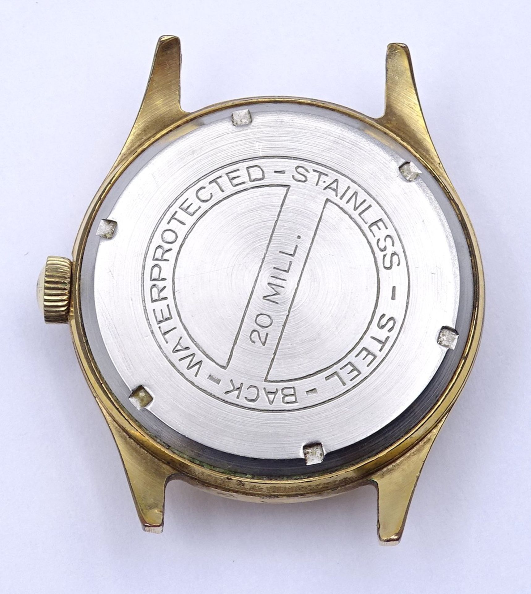 Armbanduhr "Arowe", 200.000 KM Hanomag - Ehrung , mechanisch, Werk läuft, D. 32,5mm - Bild 3 aus 3