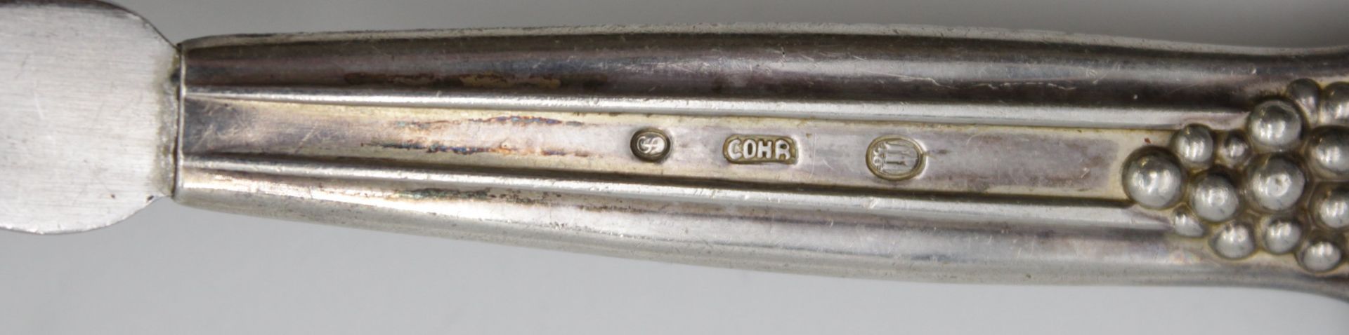 Saucenkelle, Silbergriff, Cohr Dänemark 1950, ca. L-18cm. - Bild 3 aus 3
