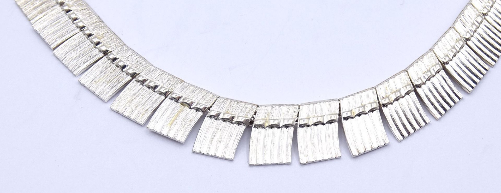 Halskette, Sterlingsilber 0.925, L. 41 - 45cm, 35,7g. - Bild 2 aus 4