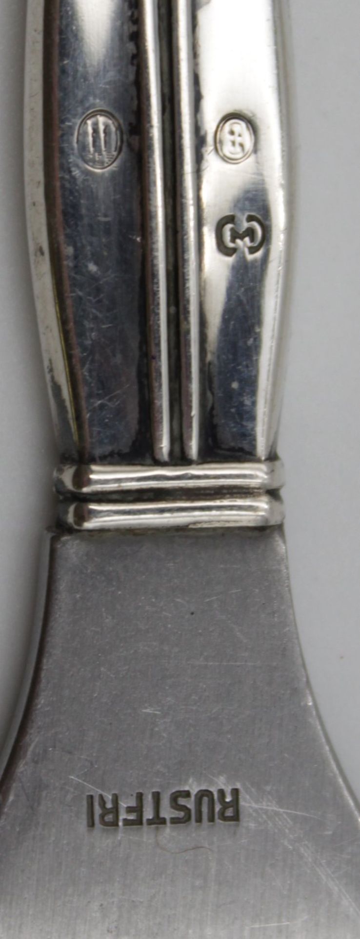 Flaschenöffner, Silbergriff, Dänemark 1944, L-12,3cm - Bild 3 aus 3