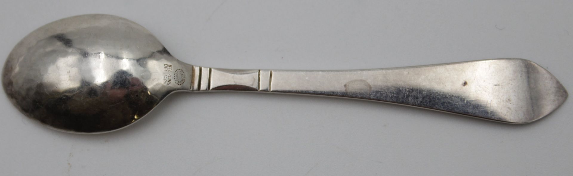 Mokkalöffel, Georg Jensen, Continental, Sterling, ca. 10gr., L-9,8cm. - Image 2 of 3