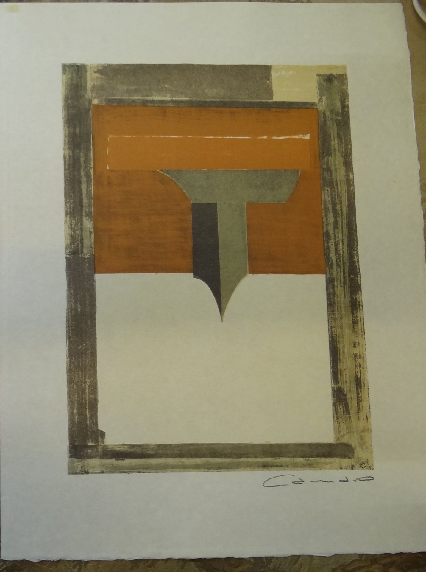 Alexander CAMARO (1901-1992), sign. Lithografie, 65x5 cm,.