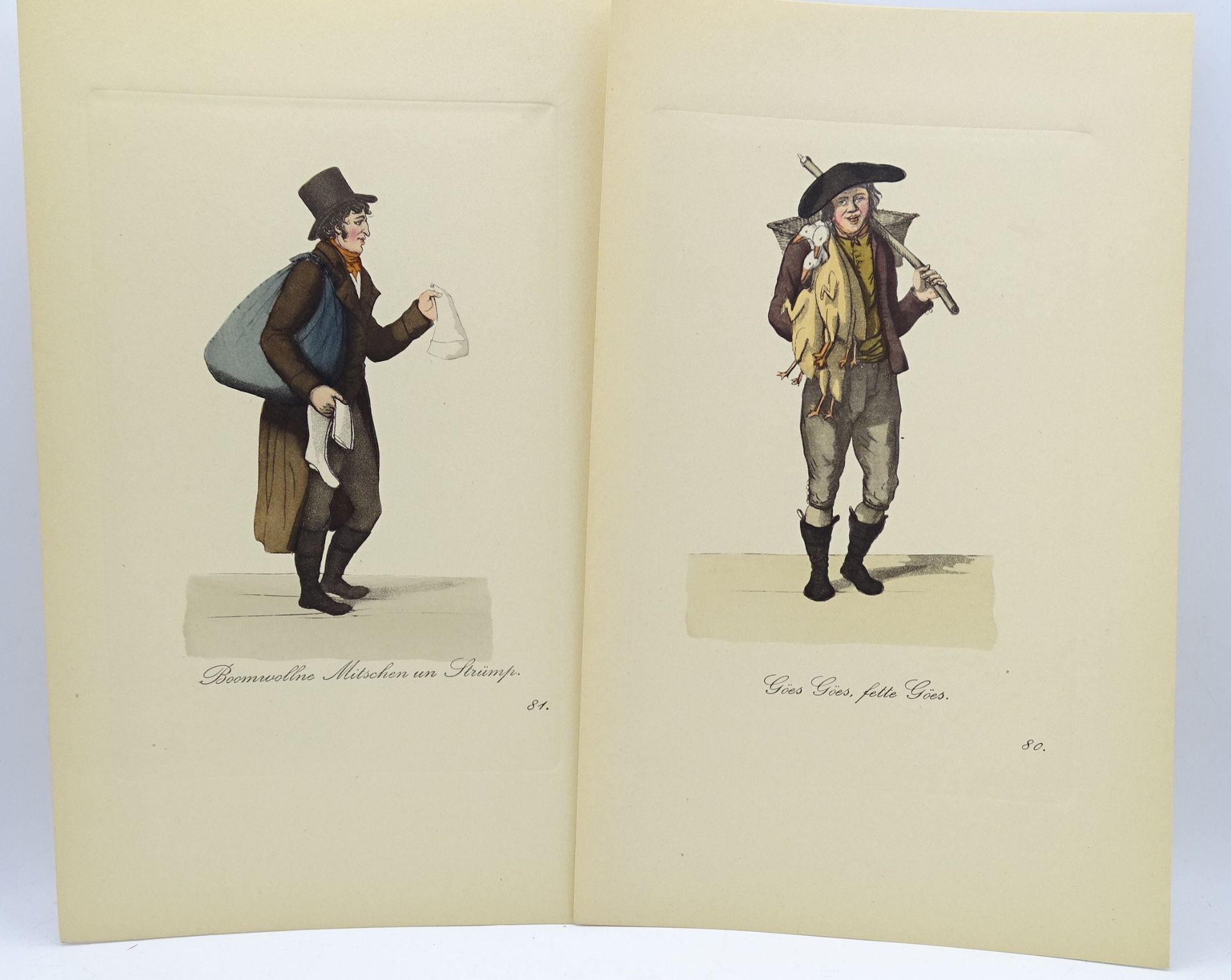 10 Blätter aus "Der Ausruf in Hamburg", Hamburg 1808, Nr. 74-83 - Image 5 of 6
