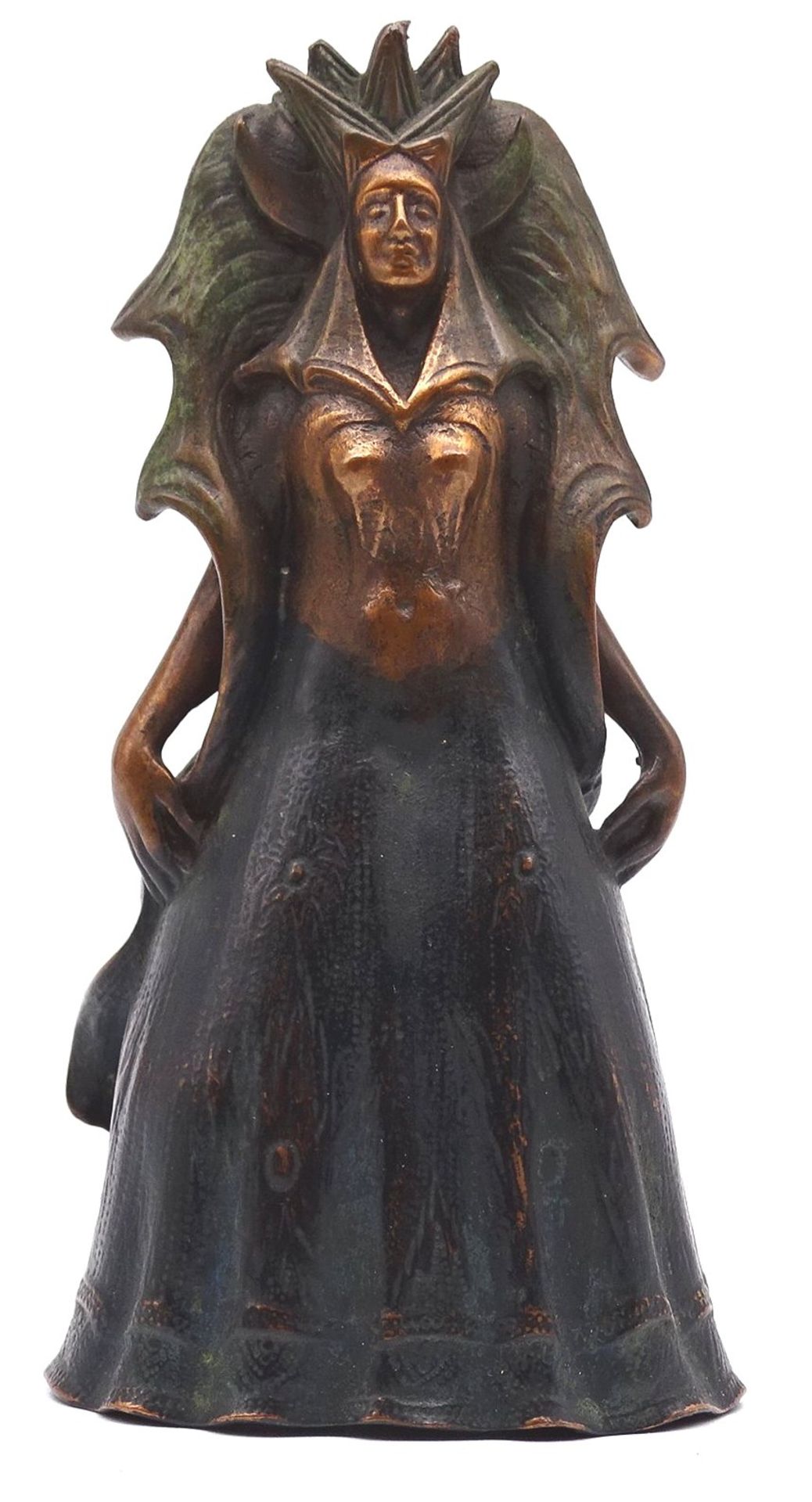 Ernst FUCHS (1930-2015) "Königin der Nacht" Bronze, H-15 cm, verso signiert und nummeriert (in 7500