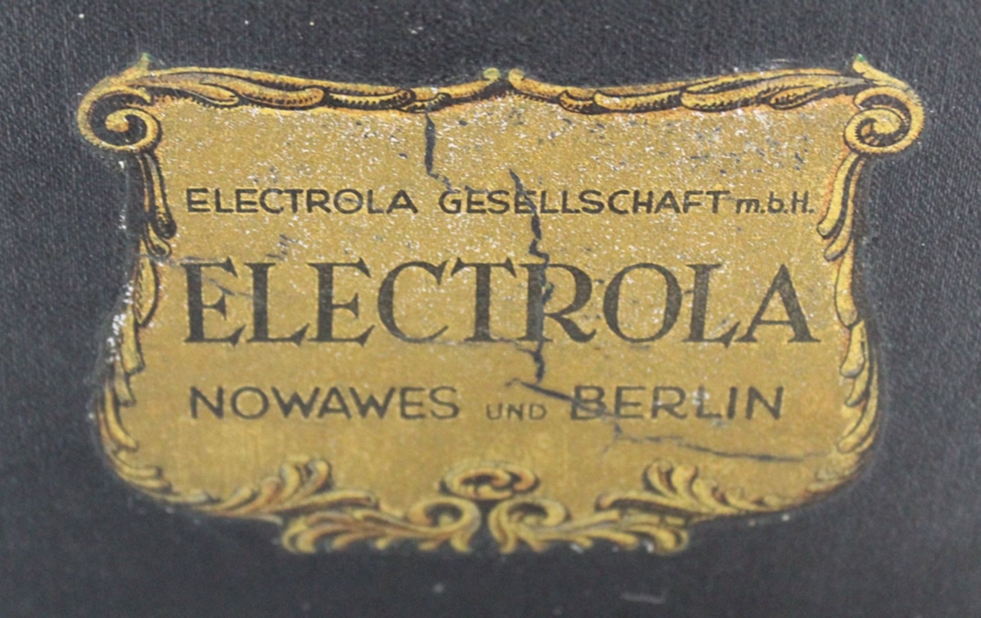 Koffer-Grammophon "Electrola" mit einem Album Schellackplatten, funktionstüchtig - Image 6 of 8