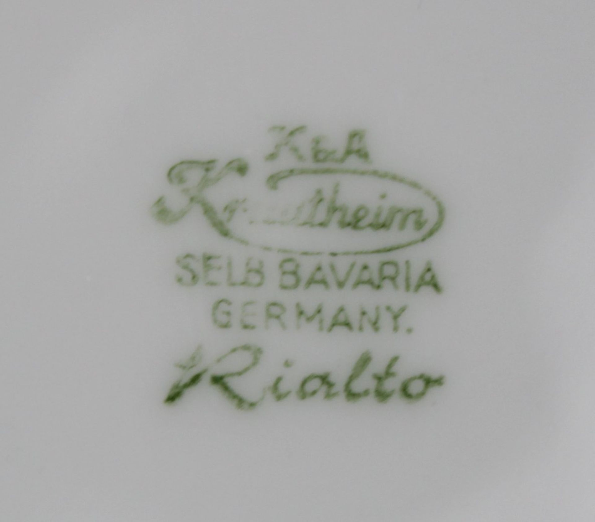Kaffeeservice, Krautheim, Form Rialto, Kaffeekern, 11x Tassen, 10x U.T., 12x Kuchenteller (1x besto - Image 6 of 6