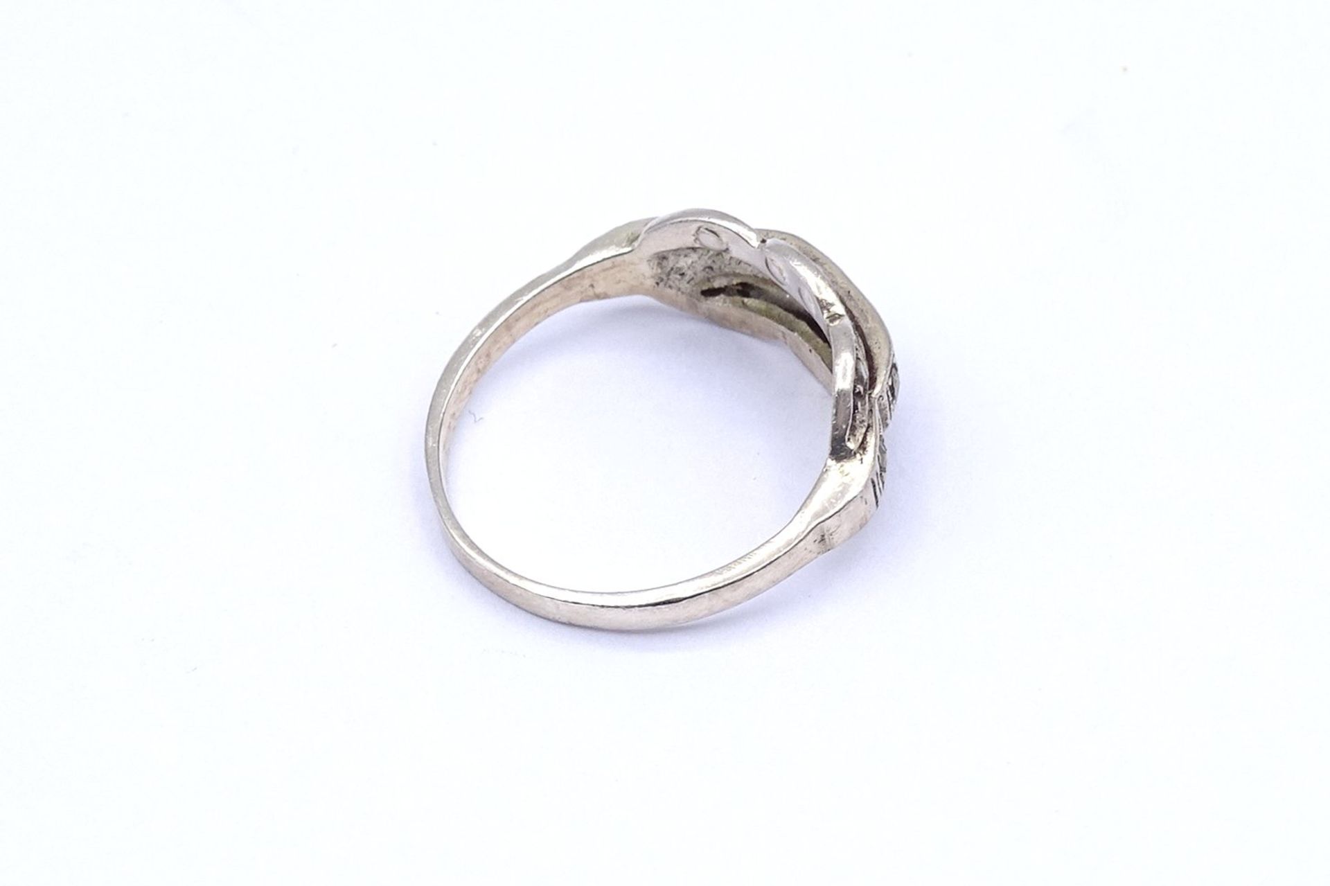 Markasiten Ring, Silber 0.925, 1,9g., RG 53 - Bild 3 aus 4