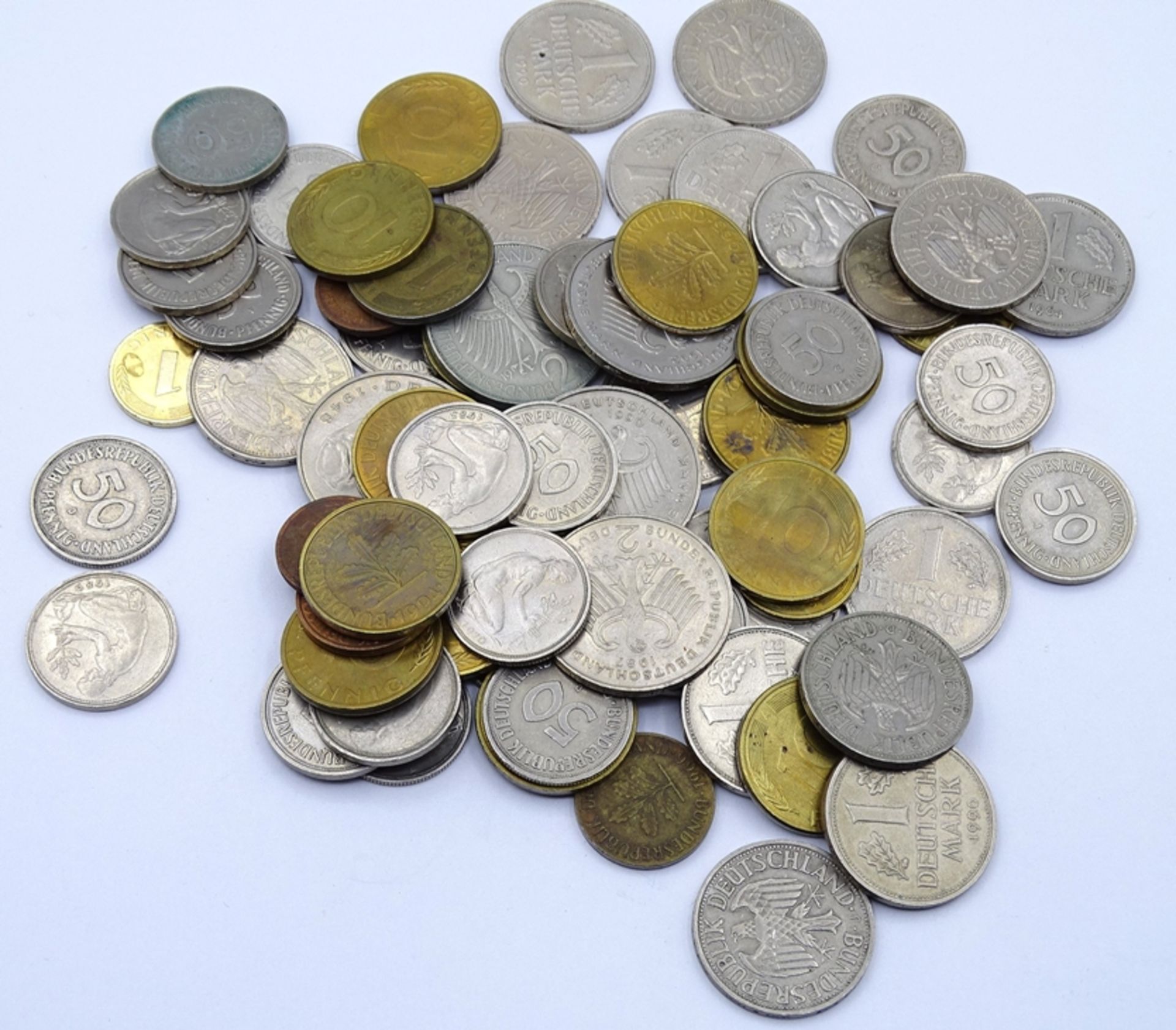 Konvolut Kleinmünzen Deutsche Mark = 42,31DM