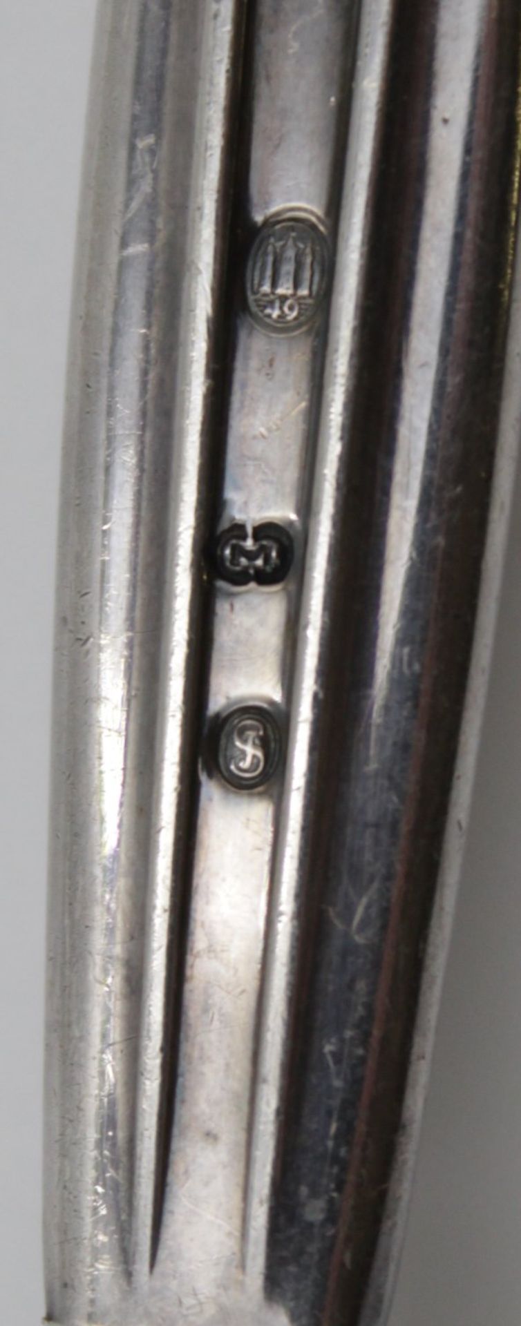 Tortenheber, Silbergriff, Dänemark 1949, L-21,7cm - Bild 4 aus 4