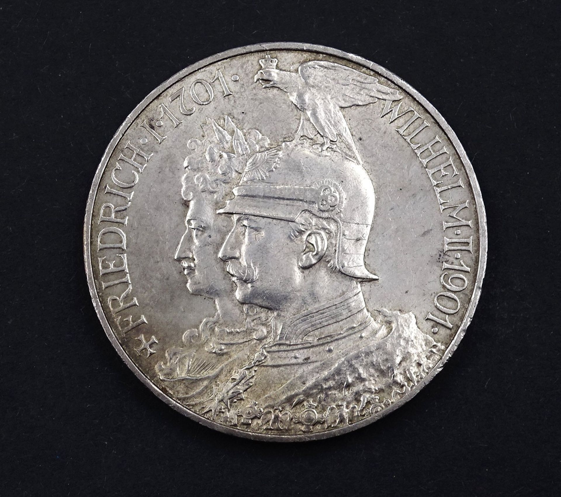 Fünf Mark 1901 Friedrich I und Wilhelm II, 27,76g.