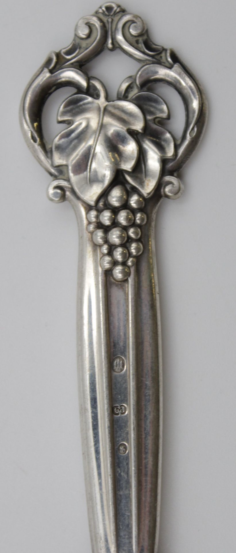 Pastetenheber, Silbergriff, Dänemark  1948, L-18,7cm. - Bild 4 aus 4