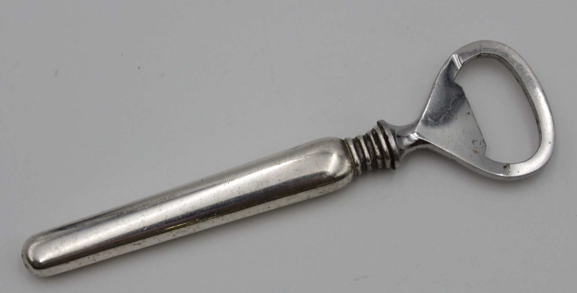 Flaschenöffner, Silbergriff, Dänemark 1954, L-13,5cm