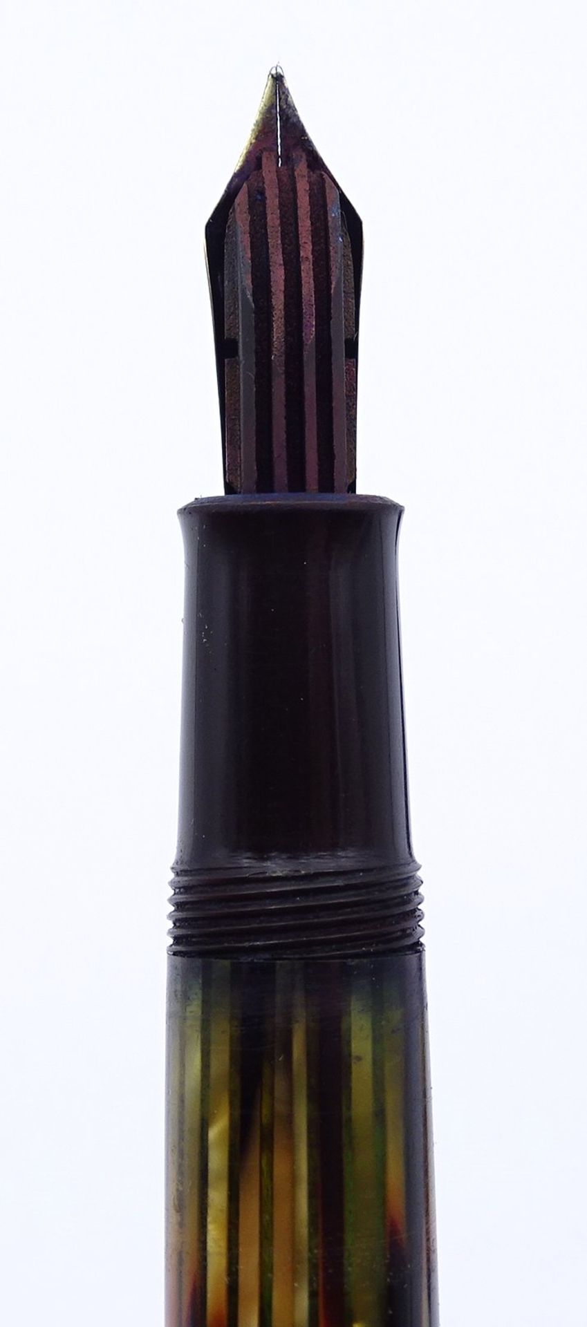 Pelikan Füller, GG Feder 585/000 Stärke F, Gebrauchsspuren, Deckel wohl nicht passend - Image 3 of 5