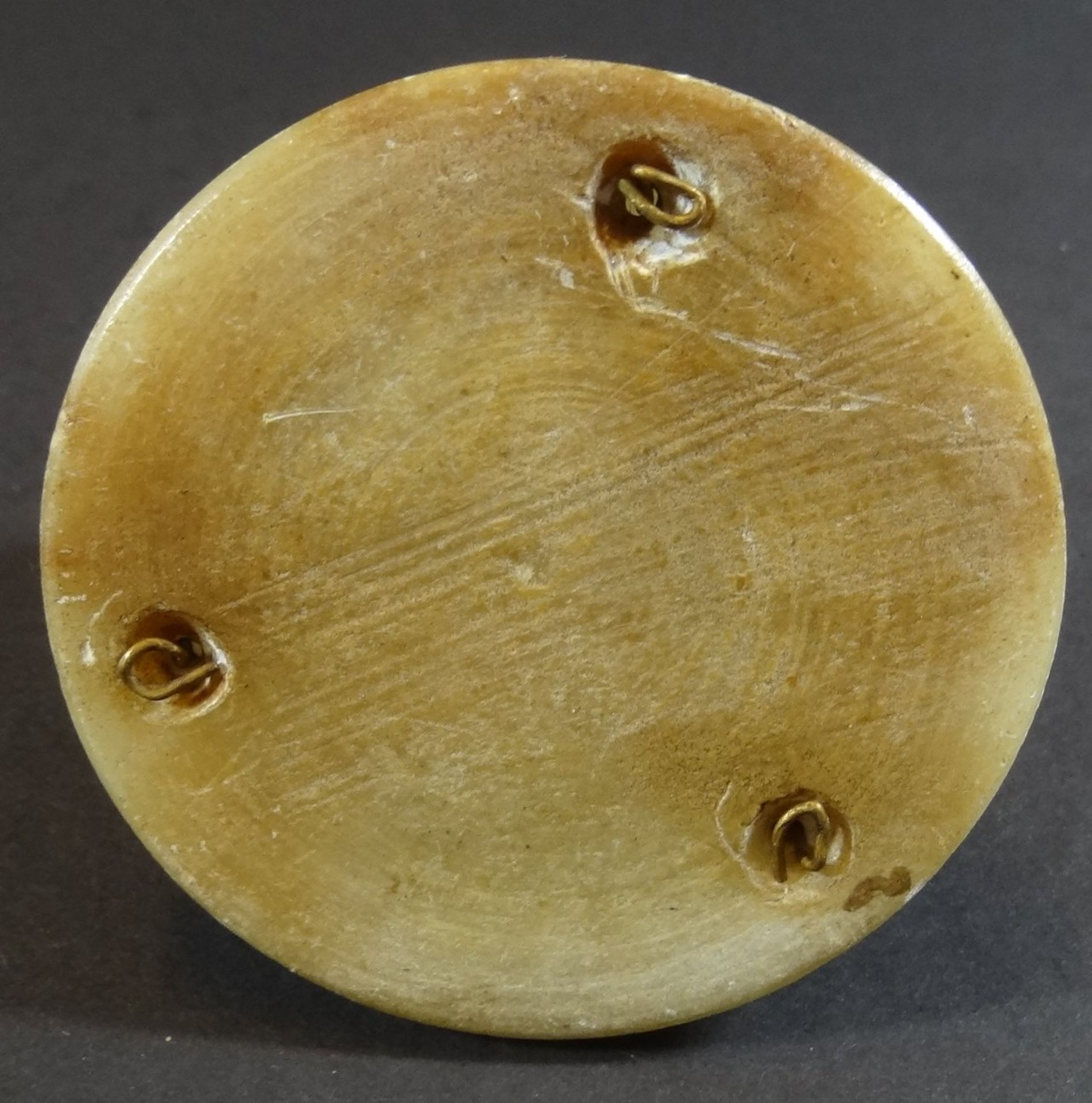 Tischglocke auf Onyxstand mit Muscheln, H-8 cm, -8 cm - Bild 5 aus 5