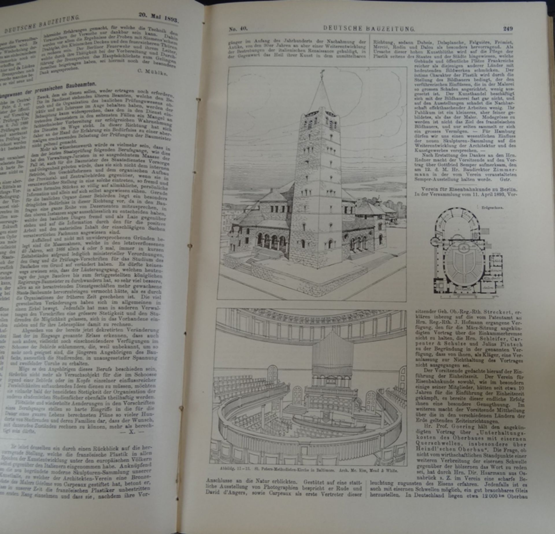 Deutsche Bauzeitung, 1893. gebunden, 24.Jahrgang - Bild 4 aus 7