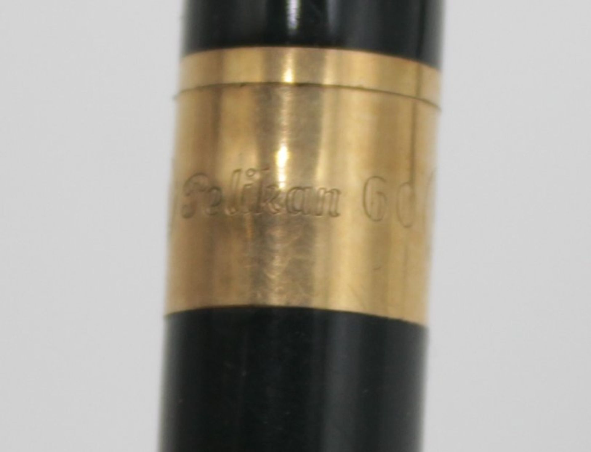 Set, Pelikan, Füller mit 585er Goldfeder u. Druckbleistift, in Etui, Füller mit Namensgravur - Bild 3 aus 7